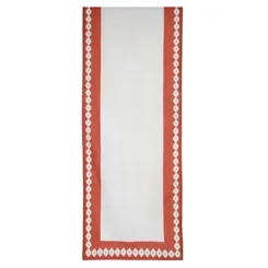 TRILHO P/MESA PARQUE DE DIVERSAO NATAL (VERMELHO) 220X40CM - 69095 - FA