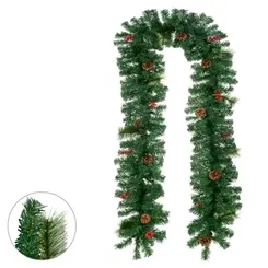 FESTAO NATAL C/ BERRY E PINHA C/300 TIPS (VERDE) 3m - 49514001 - FA