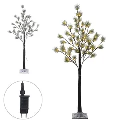 ARVORE 48 LED NAO PISCA BIVOLT (MARROM) 1,2m - 78670001 - FA