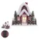 NATAL  CASINHA DECORATIVA C/LED 24X19X22,5cm (VERMELHO BRANCO) - 50433001 - FA