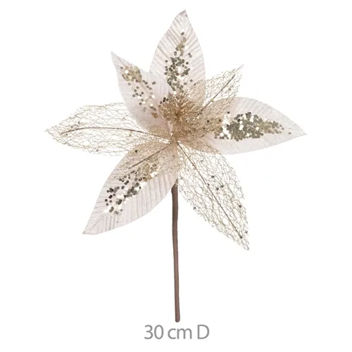 H.BICO PAPAGAIO AVELUDADO C/GLITTER (CHAMPANHE GLITTER CHAMPANHE) 24cm  - 46884003 - FA