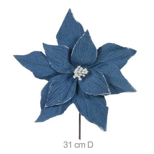 H.BICO PAPAGAIO NATAL JEANS (AZUL) 30cm  - 51893001 - FA