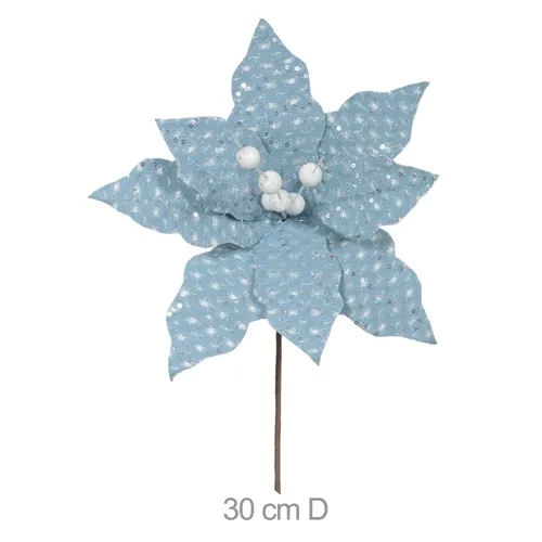 H.BICO PAPAGAIO NATAL JEANS (AZUL CLARO) 30cm  - 51891001 - FA