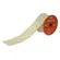 FITA ARAMADA LINHO C/ GLITTER C/COSTURA (BEGE DOURADO) 6,3cmX9,14m  - 78113004 - FA