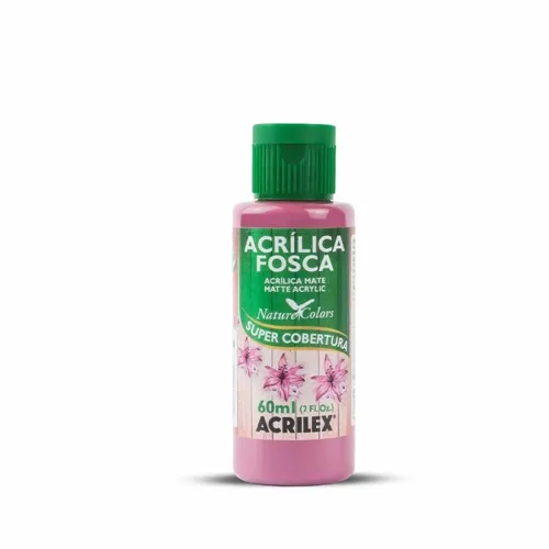 Tinta Acrílica Fosca - 60ml - Rosa Ciclame - 581 - Acrilex