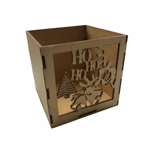 CAIXA LASER FELIZ NATAL N 1 12X12CM (SINOS) - RO