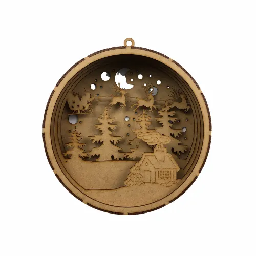 GUIRLANDA 3D NATAL 21CM - RO