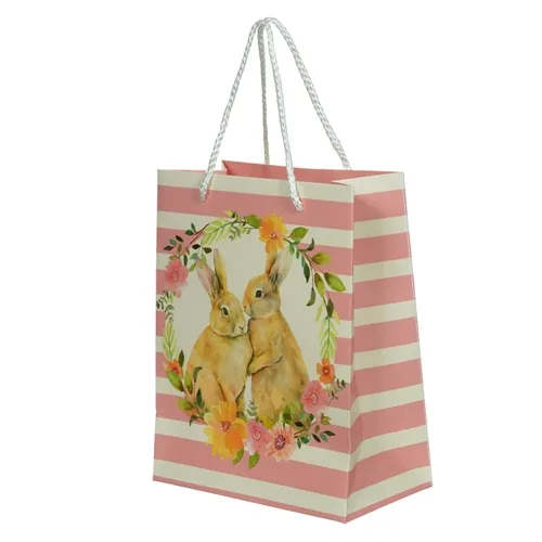 SACOLA DE PAPEL (COLORIDO) 23X18X10cm  - 55354001 - FA