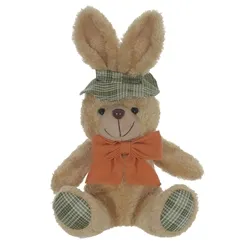 PASCOA ENFEITE COELHO MACHO (VERDE BEGE) 38cm  - 76805001 - FA