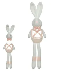 PASCOA EMBALAGEM COELHO (ROSA) 52cm