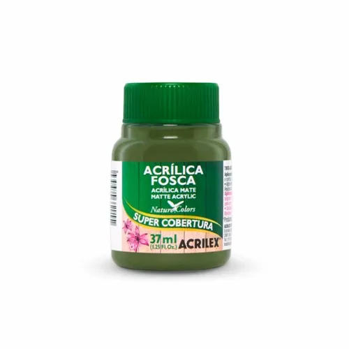 Tinta Acrilica Fosca - 37ml - Verde Oliva - 545 - Acrilex