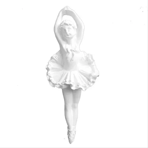 Aplique de Resina - Bailarina Pequena - 0154 - 3,5x5cm - 2 Un.