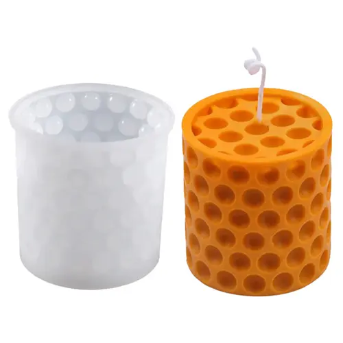 MOLDE DE SILICONE FORMATO VELA CILINDRICA MODELO 0