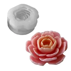 MOLDE DE SILICONE FORMATO FLOR PARA VELAS MODELO 7
