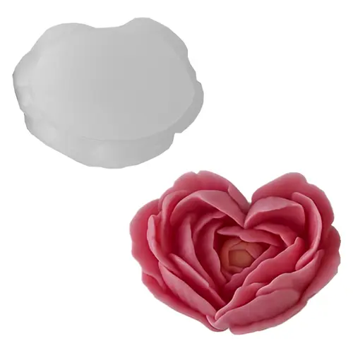 MOLDE DE SILICONE FORMATO FLOR PARA VELAS MODELO 3