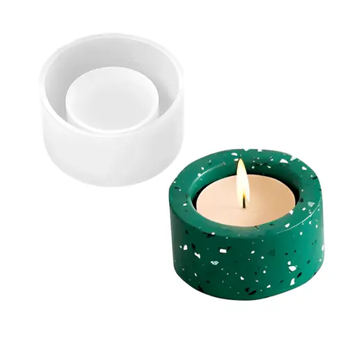 MOLDE DE SILICONE POTE PARA VELAS 1