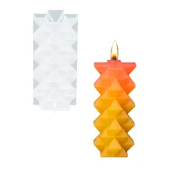 MOLDE DE SILICONE FORMATO VELA CILINDRICA MODELO 0