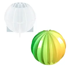 MOLDE DE SILICONE PARA VELAS ESFERA MODELO 1