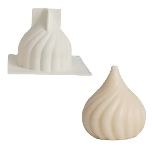 MOLDE DE SILICONE FORMATO VELA ESPIRAL 02