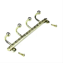 Cabide Gravado 4 ganchos A61/19 - Latonado - Unidade