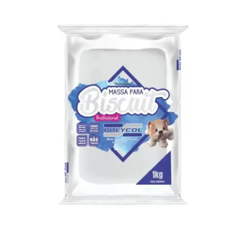 MASSA BISCUIT BRANCO 1K - POLYCOL
