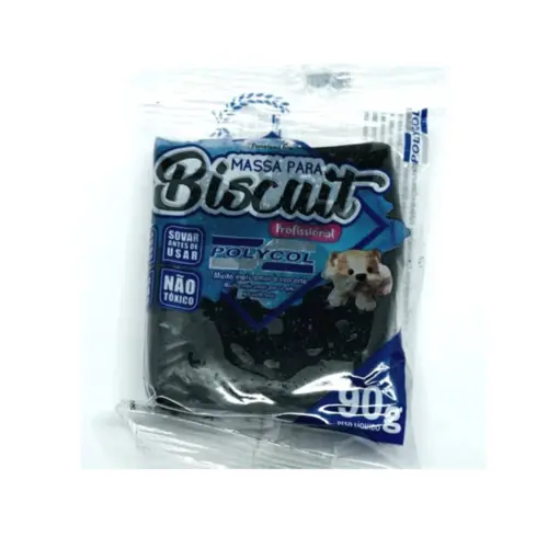 MASSA BISCUIT PRETO 90 - POLYCOL