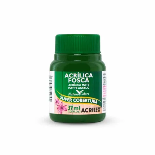 Tinta Acrílica Fosca - 37ml - Verde Musgo - 513 - Acrilex