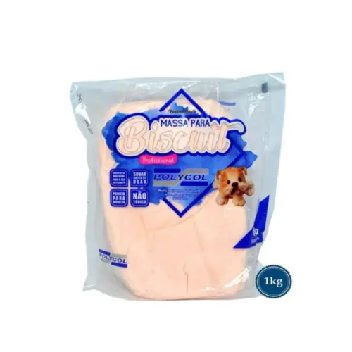 MASSA BISCUIT NAPOLES ROSADO 1K - POLYCOL