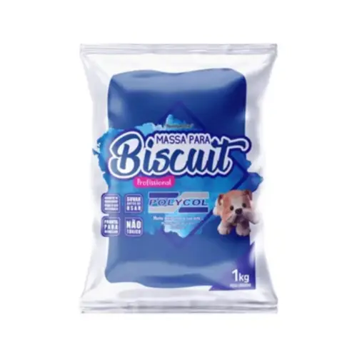 MASSA BISCUIT AZUL MARINHO 1K - POLYCOL