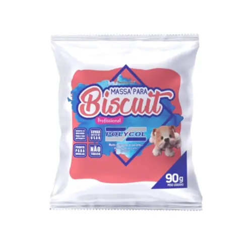 MASSA BISCUIT VERMELHO 90 - POLYCOL