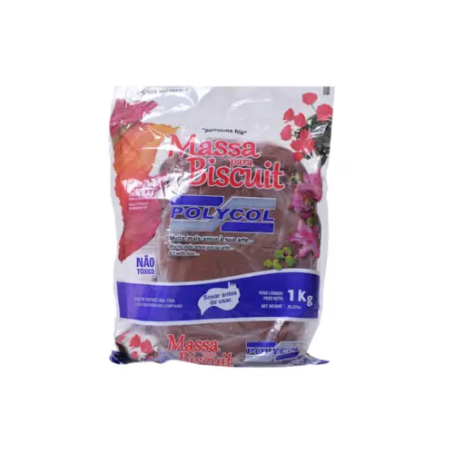 MASSA BISCUIT MARROM 1K - POLYCOL