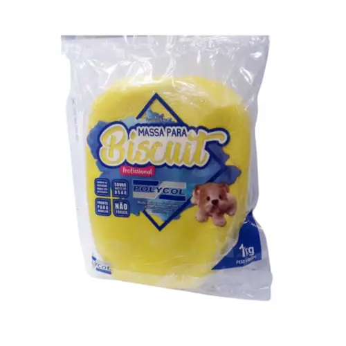 MASSA BISCUIT AMARELO 1K - POLYCOL