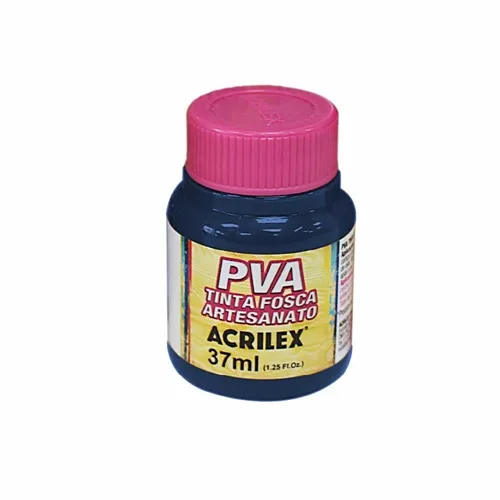 Tinta Plástica PVA - 37ml - Azul Seco - 824 - Acrilex