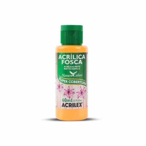 Tinta Acrílica Fosca - 60ml - Amarelo Ouro - 505 - Acrilex
