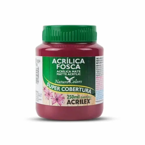 Tinta Acrílica - 250ml - Cereja - 826 - Acrilex