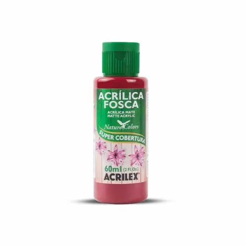 Tinta Acrilica Fosca - 60ml - Terra Queimada - 514 - Acrilex