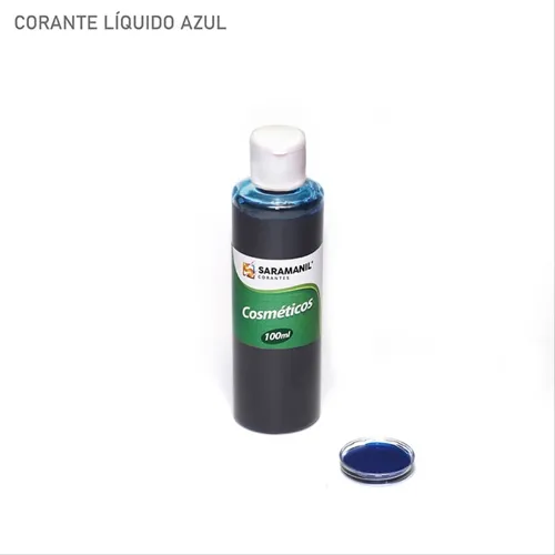 Corante Cosmetico - 21.003 - Azul 100ml - Saramanil