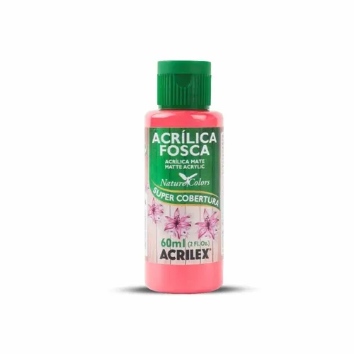 Tinta Acrilica Fosca - 60ml - Coral - 586 - Acrilex