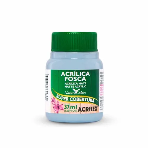 Tinta Acrílica Fosca - 37ml - Azul Hortência - 579 - Acrilex