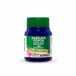 Tinta Acrílica Fosca - 37ml - Azul Turquesa - 501 - Acrilex