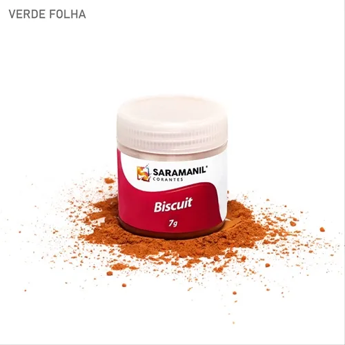 Corante de Biscuit - 75.007 - Verde Folha 7g - Saramanil