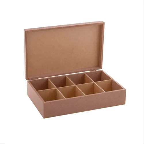 Caixa Bombom C/Dobradiça - C/8 Lugares - 27x17x7cm - 2066