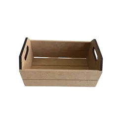 Caixote MDF Riscado P - 20x13x09cm - REF. 1087