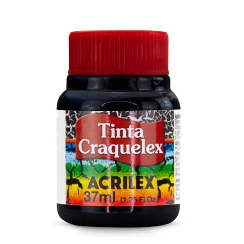 Tinta Craquelex - 37ml - Preto - 520 - Acrilex