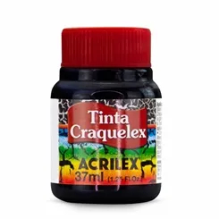Tinta Craquelex - 37ml - Preto - 520 - Acrilex