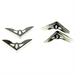 Cantoneira 3,1x3,1cm A54/36 - Niquelado - 4 Unidades