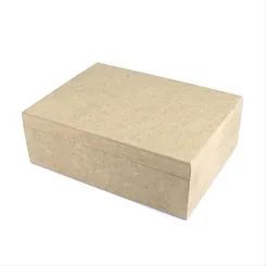 Caixa MDF Chá 6 Divisórias com Dobradiça - REF.823 - 25x18x8cm