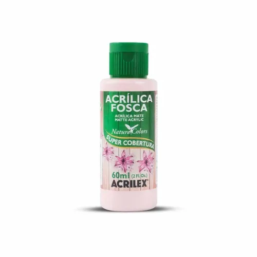 Tinta Acrílica Fosca - 60ml - Rosa Cotton - 894 - Acrilex