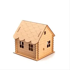 Casa Cofre Laser - G - 15x16x16,5cm
