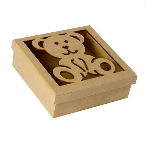 Caixa Urso - 15x15x5cm